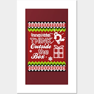 XMAS UGLY SWEATER INNOVATION Posters and Art